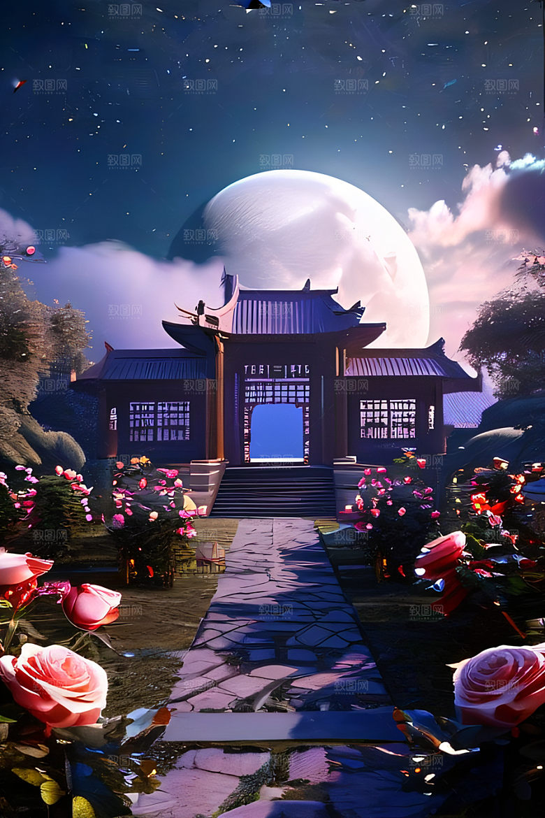 美轮美奂的古代宫殿融入中国传统