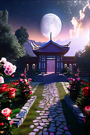 美轮美奂的古代宫殿融入中国传统
