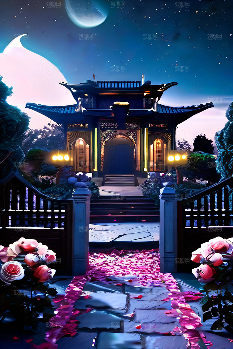 美轮美奂的古代宫殿融入中国传统