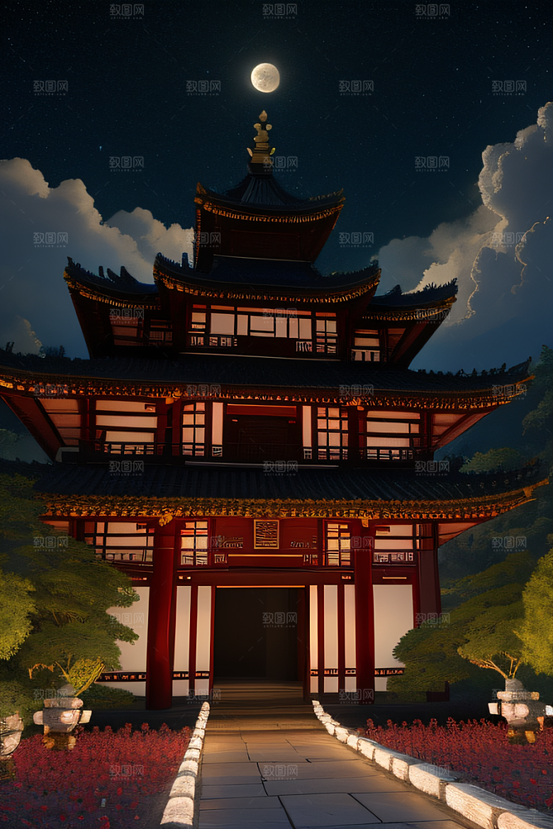 16K超高清呈现的梦幻古宫如入童话