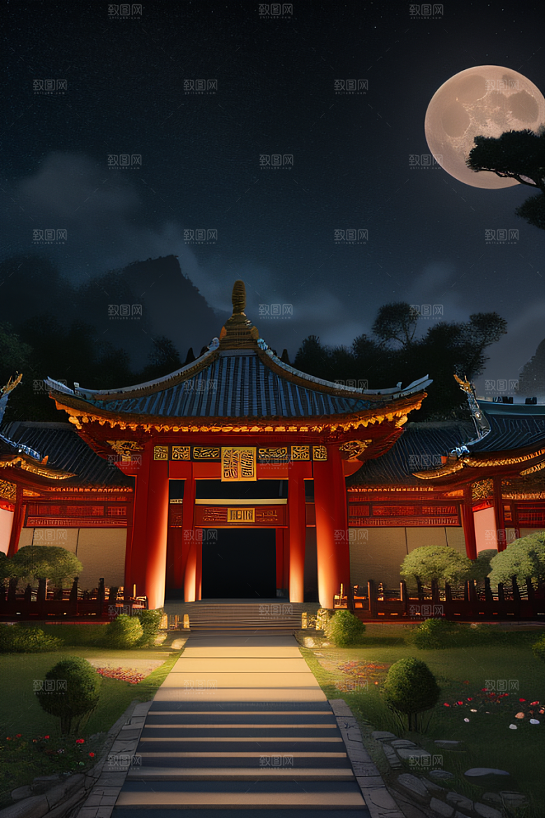 重现中国风神话玫瑰花海璀璨夺目
