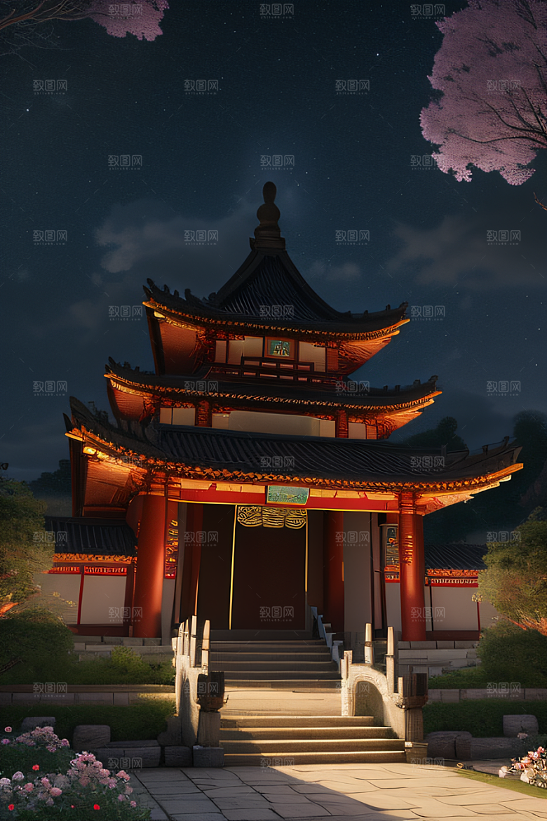 重现中国风神话玫瑰花海璀璨夺目