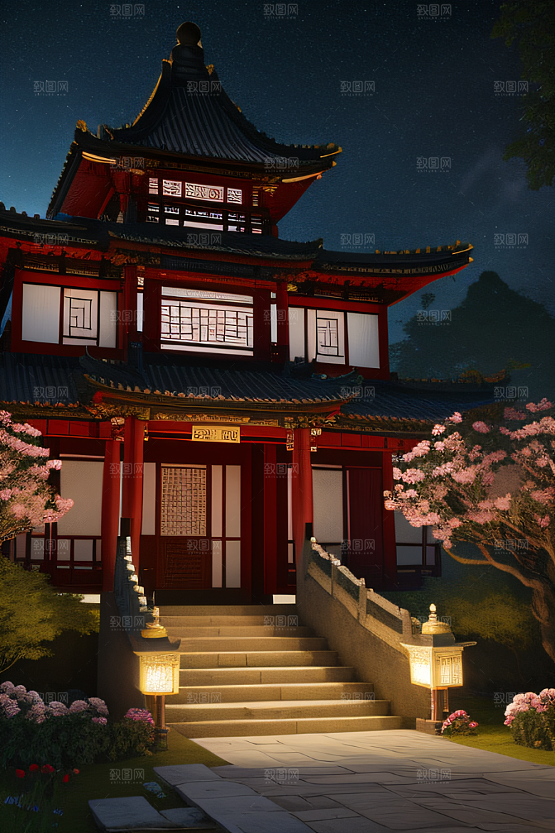 重现中国风神话玫瑰花海璀璨夺目