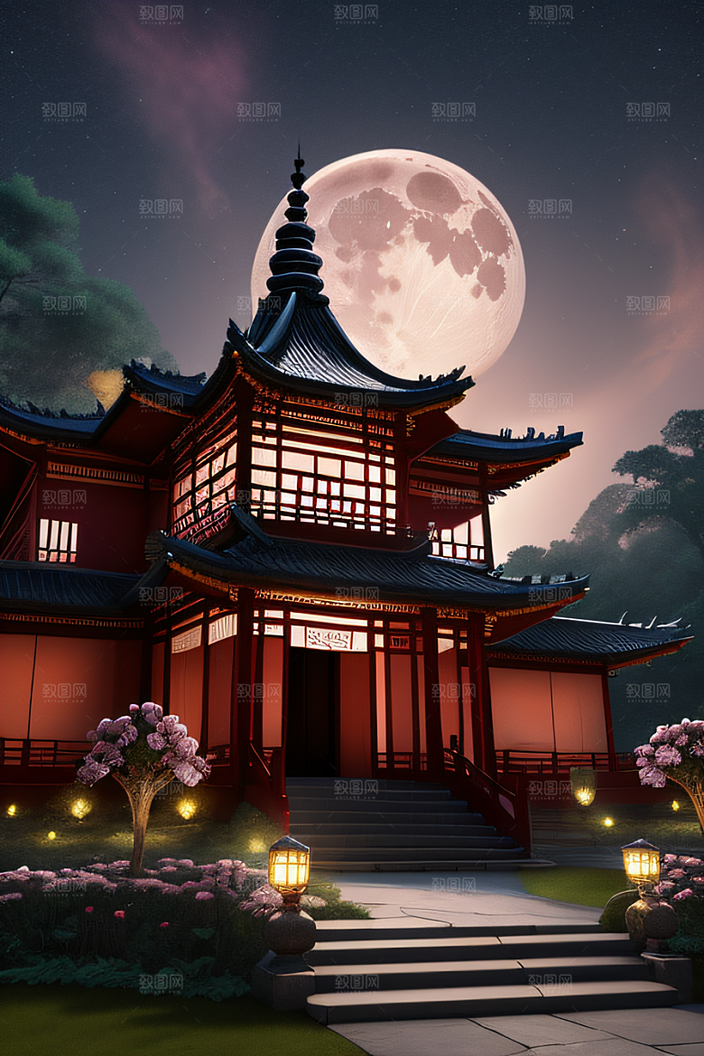 重现中国风神话玫瑰花海璀璨夺目