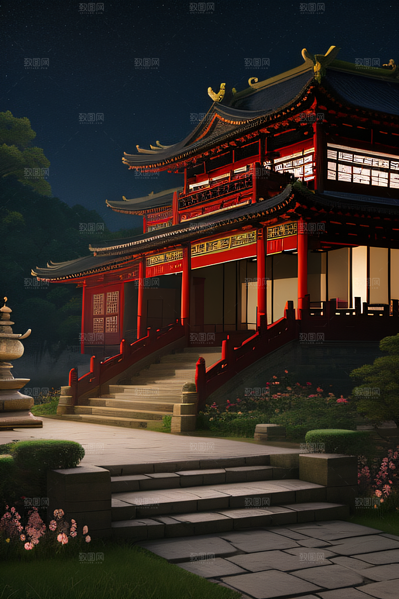 美轮美奂的古代宫殿融入中国传统