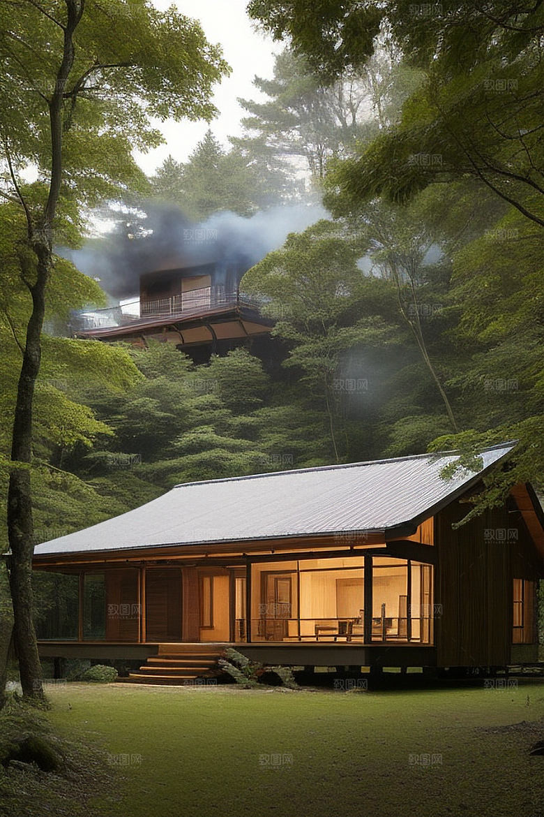 舒适的小木屋生活