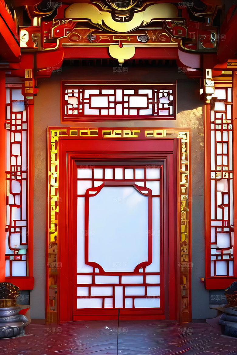 珠宝点缀的幻想红宫仿佛来自动漫