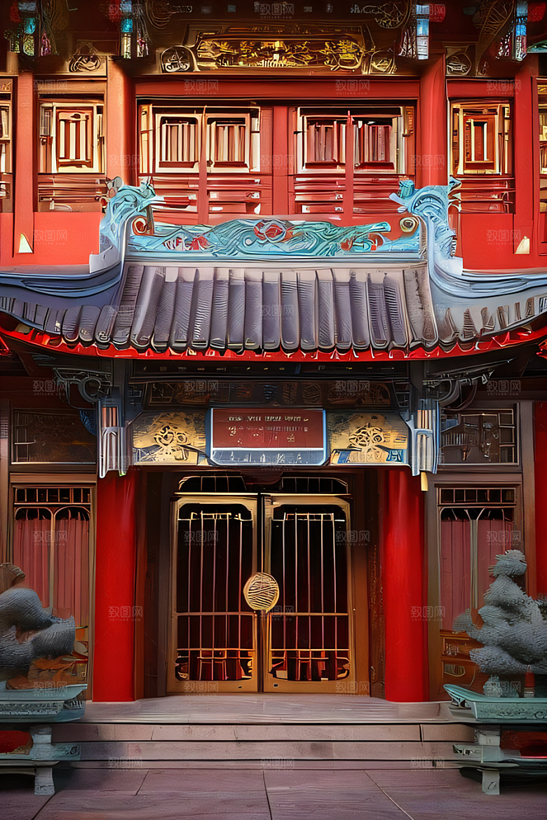 闪电下的艺术中国调色板的惊艳表现