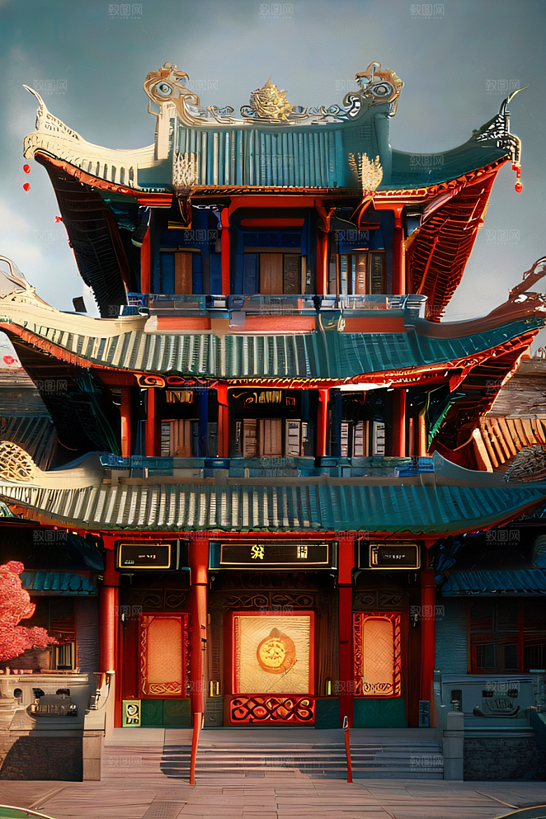艺术之旅探索中国调色板的虚幻世界