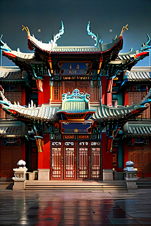 艺术之旅探索中国调色板的虚幻世界