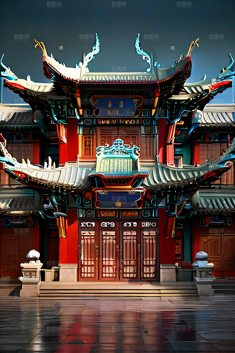 艺术之旅探索中国调色板的虚幻世界