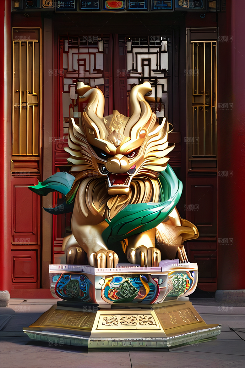 虚幻引擎宏伟中国宫殿的完美雕塑