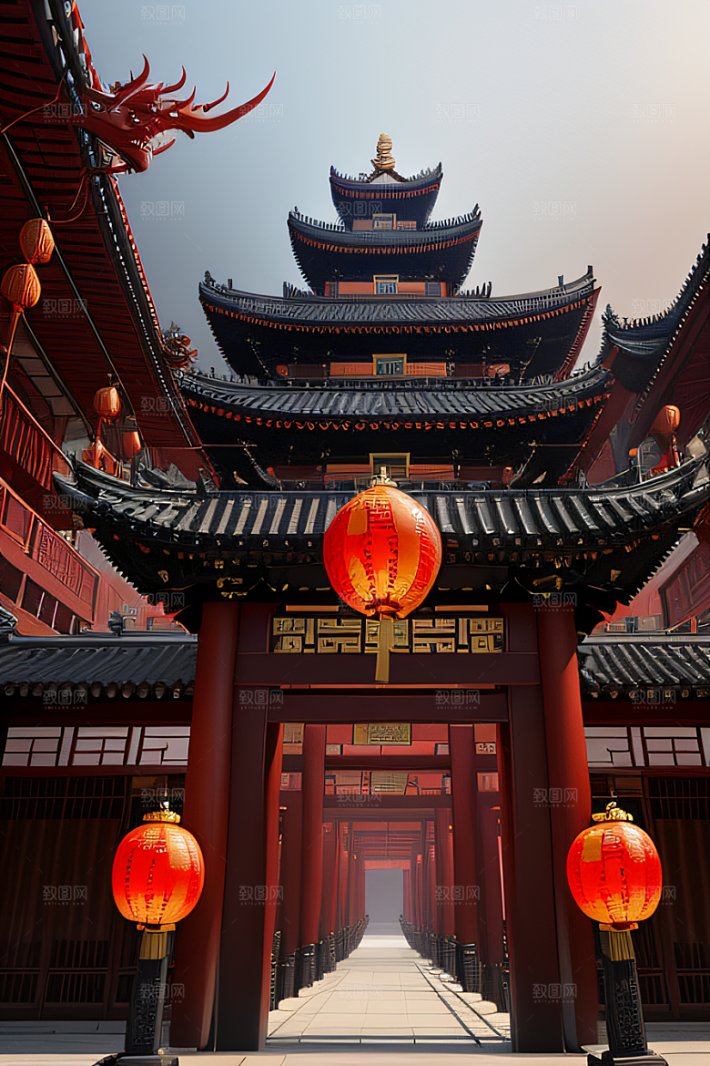 闪耀艺术中国调色板的绚丽光彩