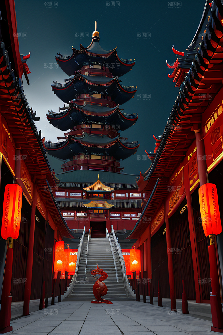 闪耀艺术中国调色板的绚丽光彩