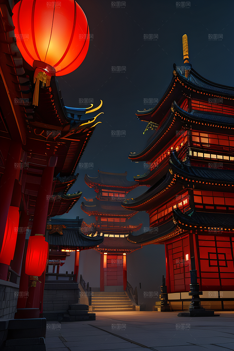 闪耀艺术中国调色板的绚丽光彩