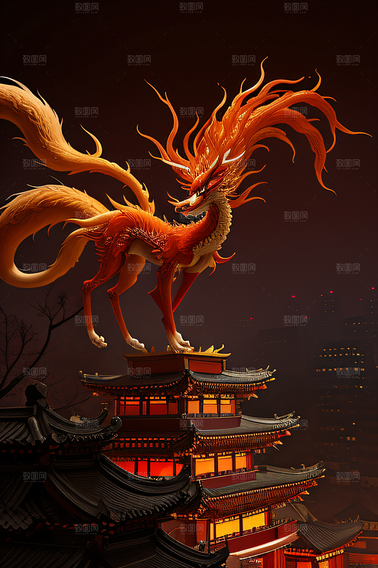 闪电下的艺术中国调色板的惊艳表现