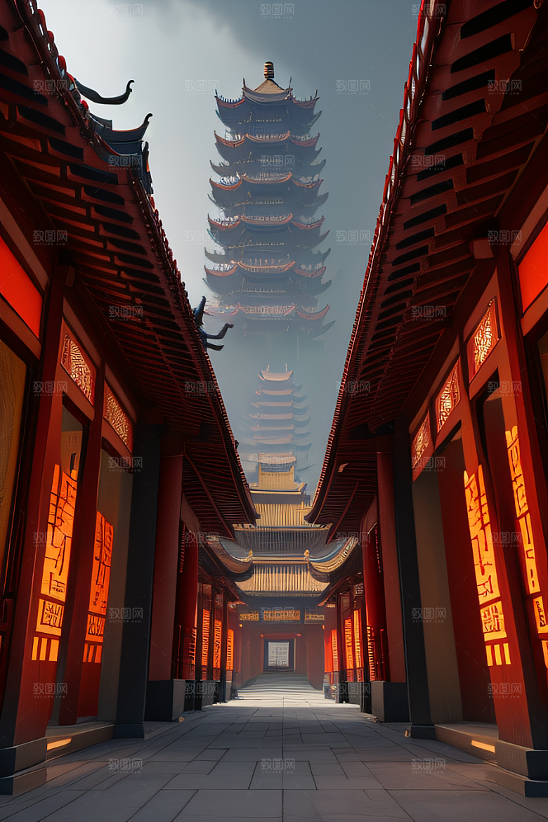 闪电下的艺术中国调色板的惊艳表现