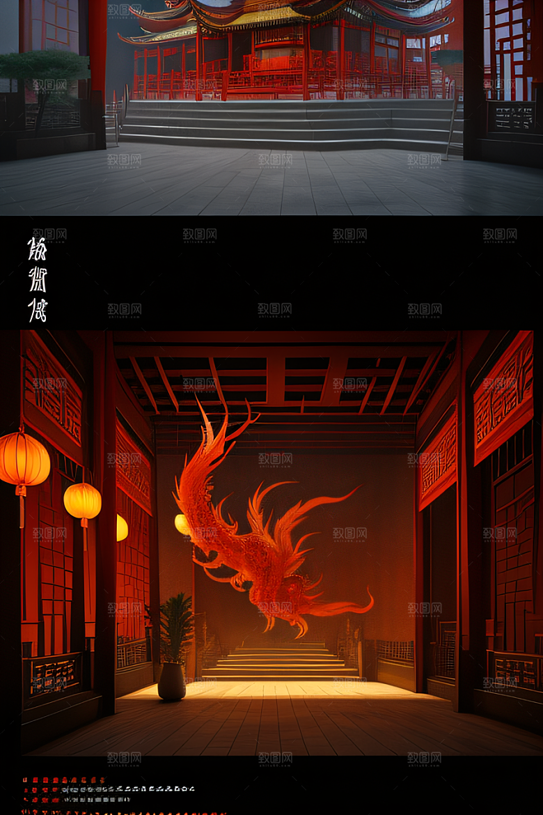 闪电下的艺术中国调色板的惊艳表现