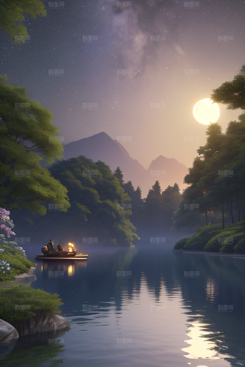 宫殿中的动画世界之旅景观