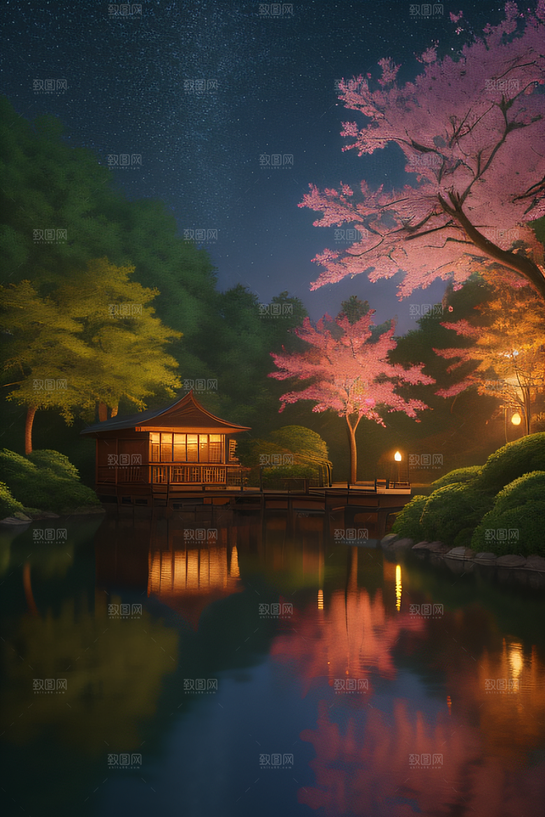 宫殿中的动画世界之旅景观