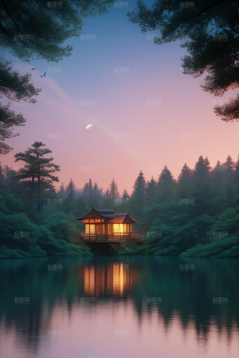 满月的神奇与魅力景观