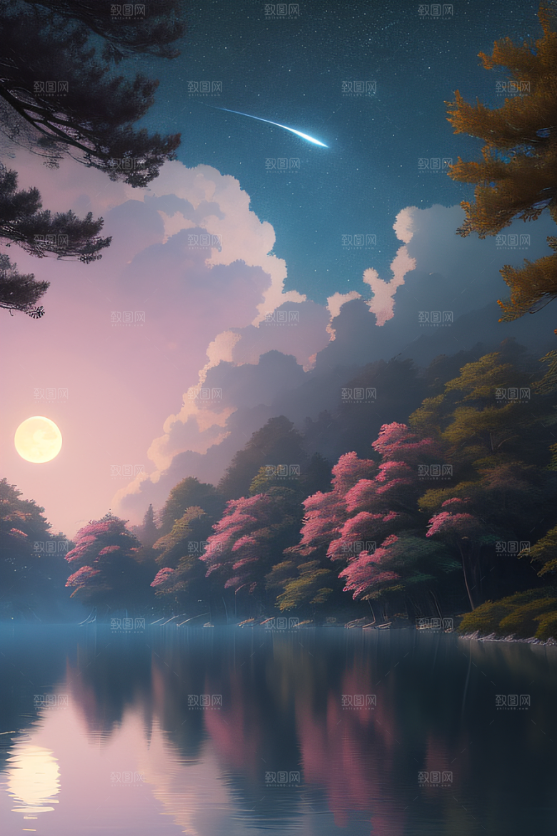 探索宫殿中的动画世界景观