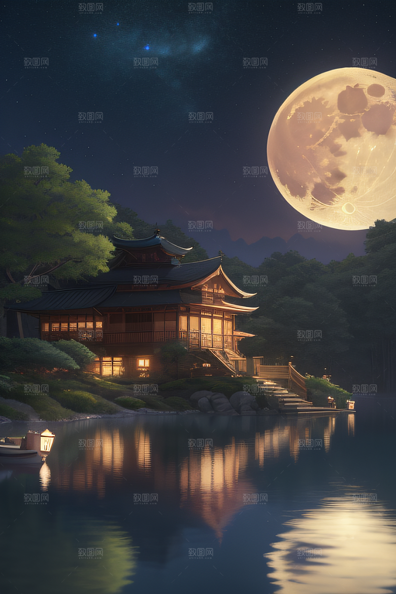 探索宫殿中的动画世界景观