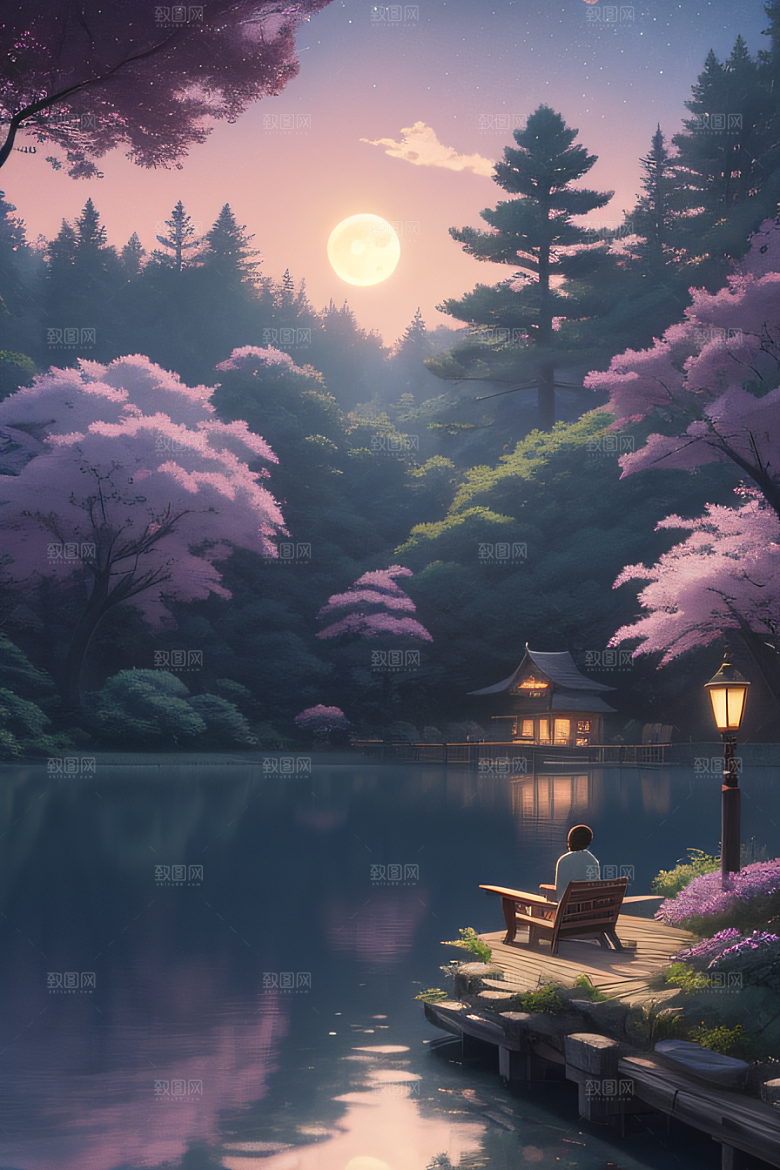 探索宫殿中的动画世界景观
