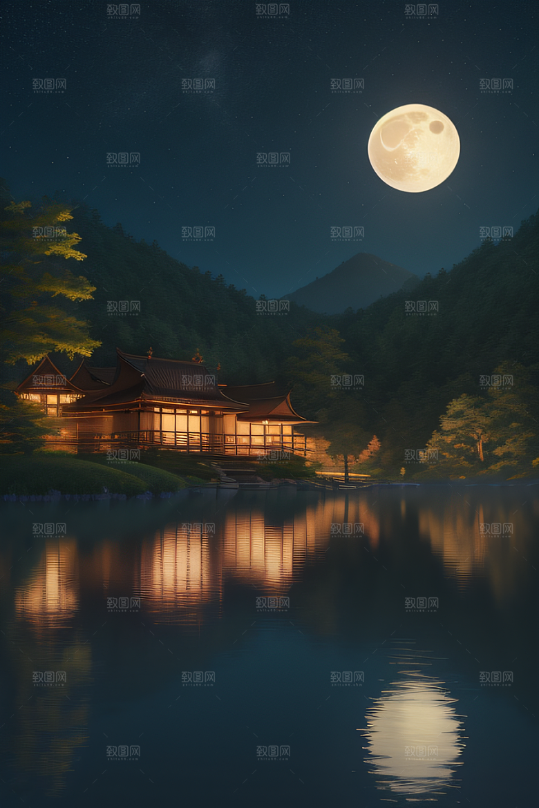 探索宫殿中的动画世界景观