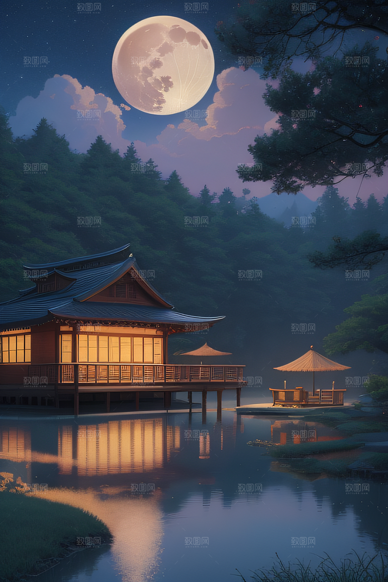 探索宫殿中的动画世界景观