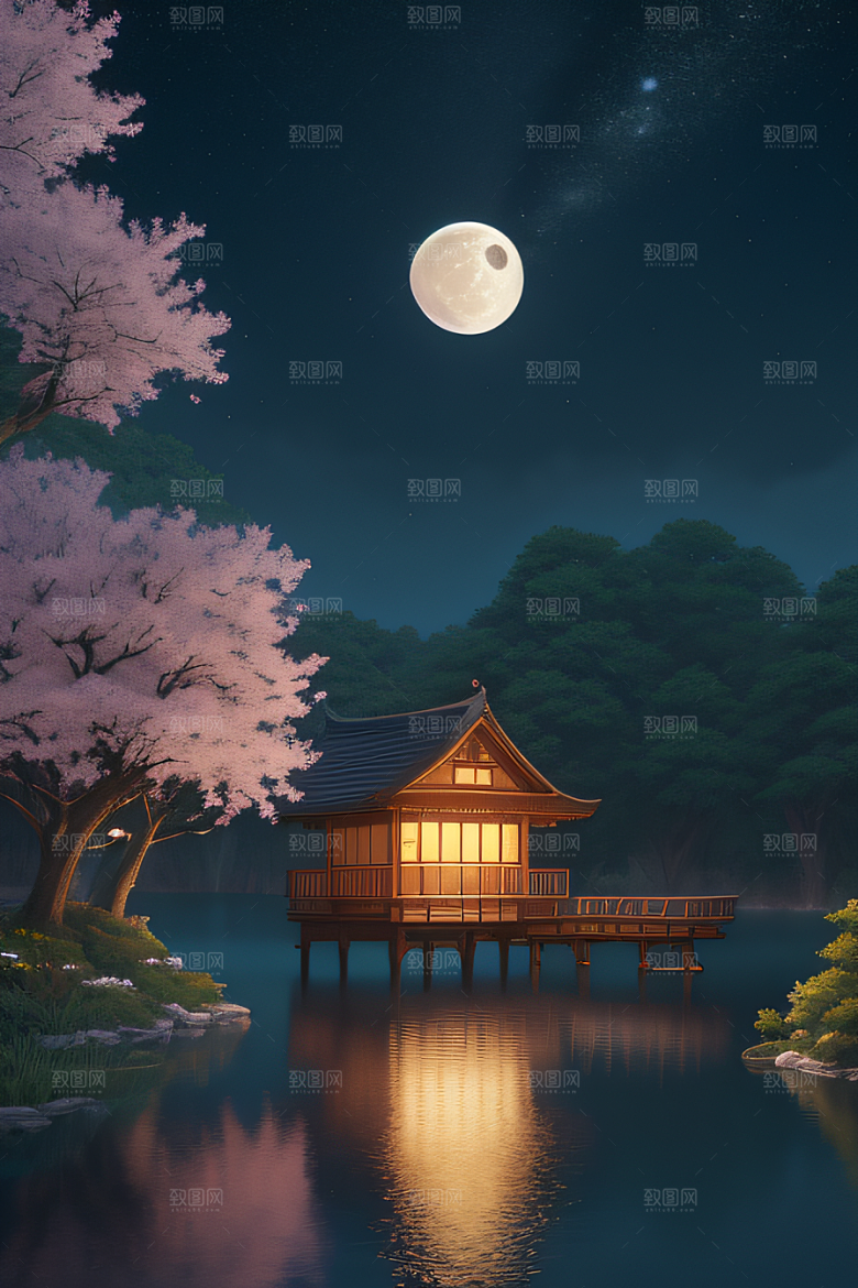 探索宫殿中的动画世界景观