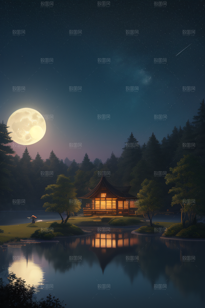 探索宫殿中的动画世界景观