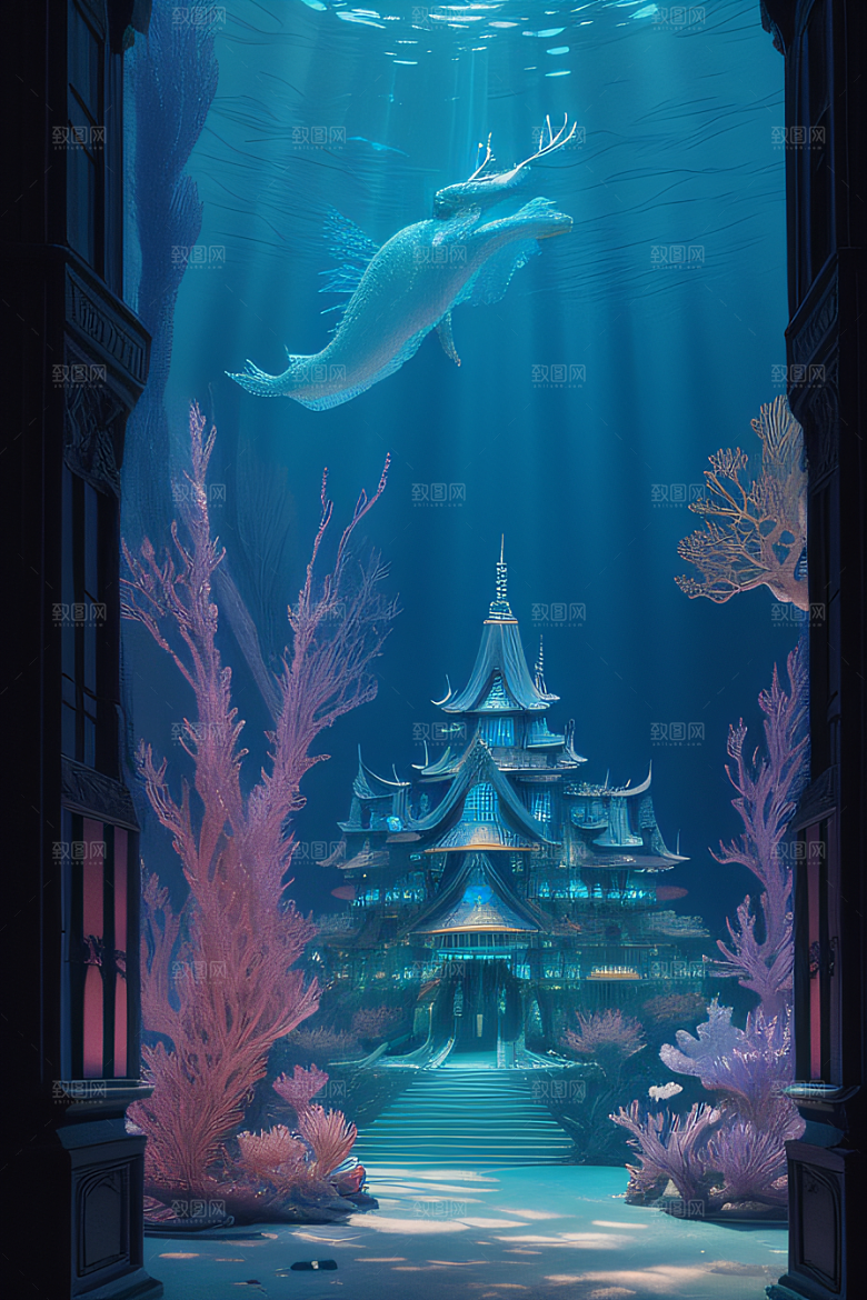 城堡与水晶鹿的幻境之旅