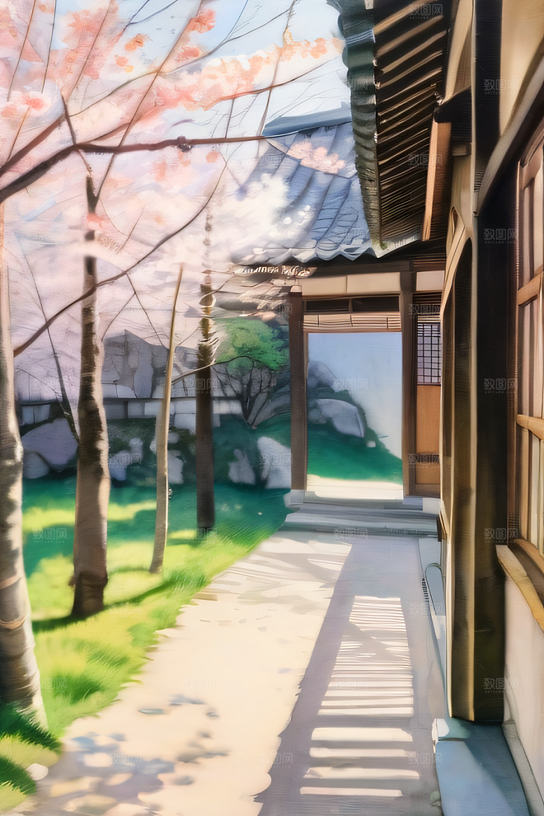 怀斯风格的水彩画