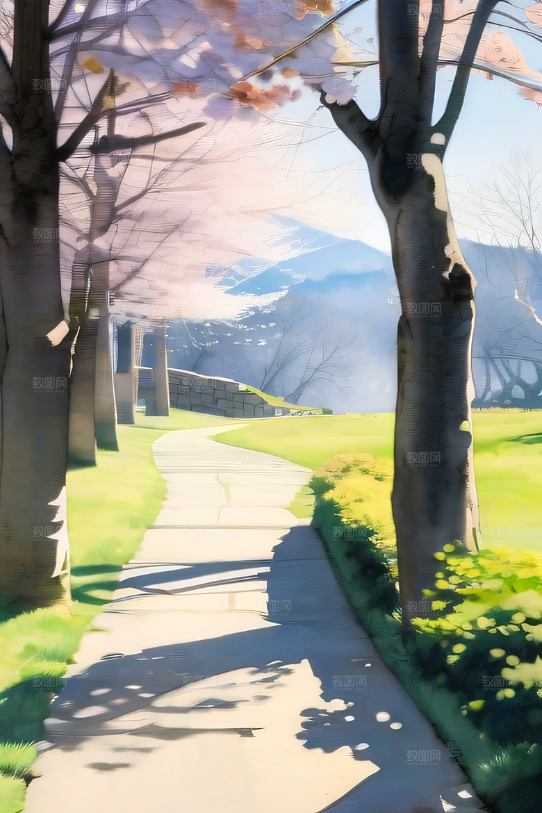 怀斯风格的水彩画