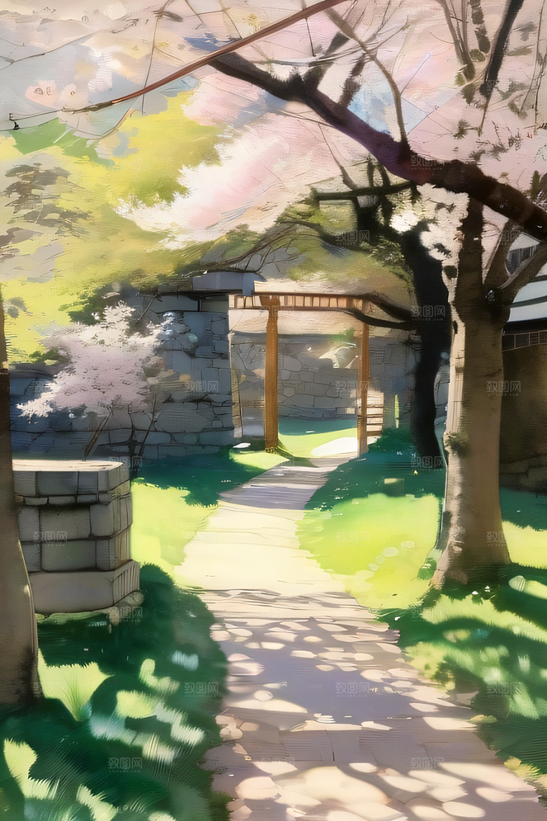 怀斯风格的水彩画