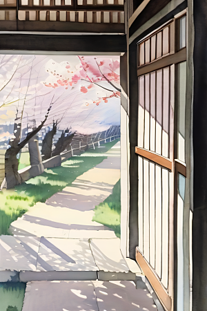 水彩画与怀斯的风景画