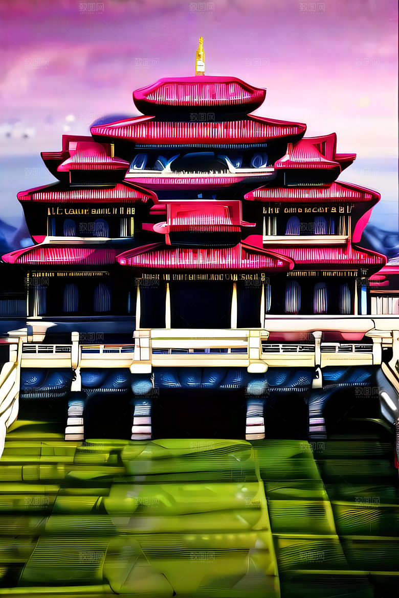 珍宝打造的宏伟宫殿