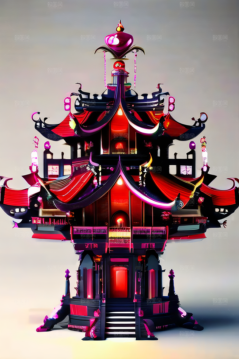 珍宝打造的宏伟宫殿