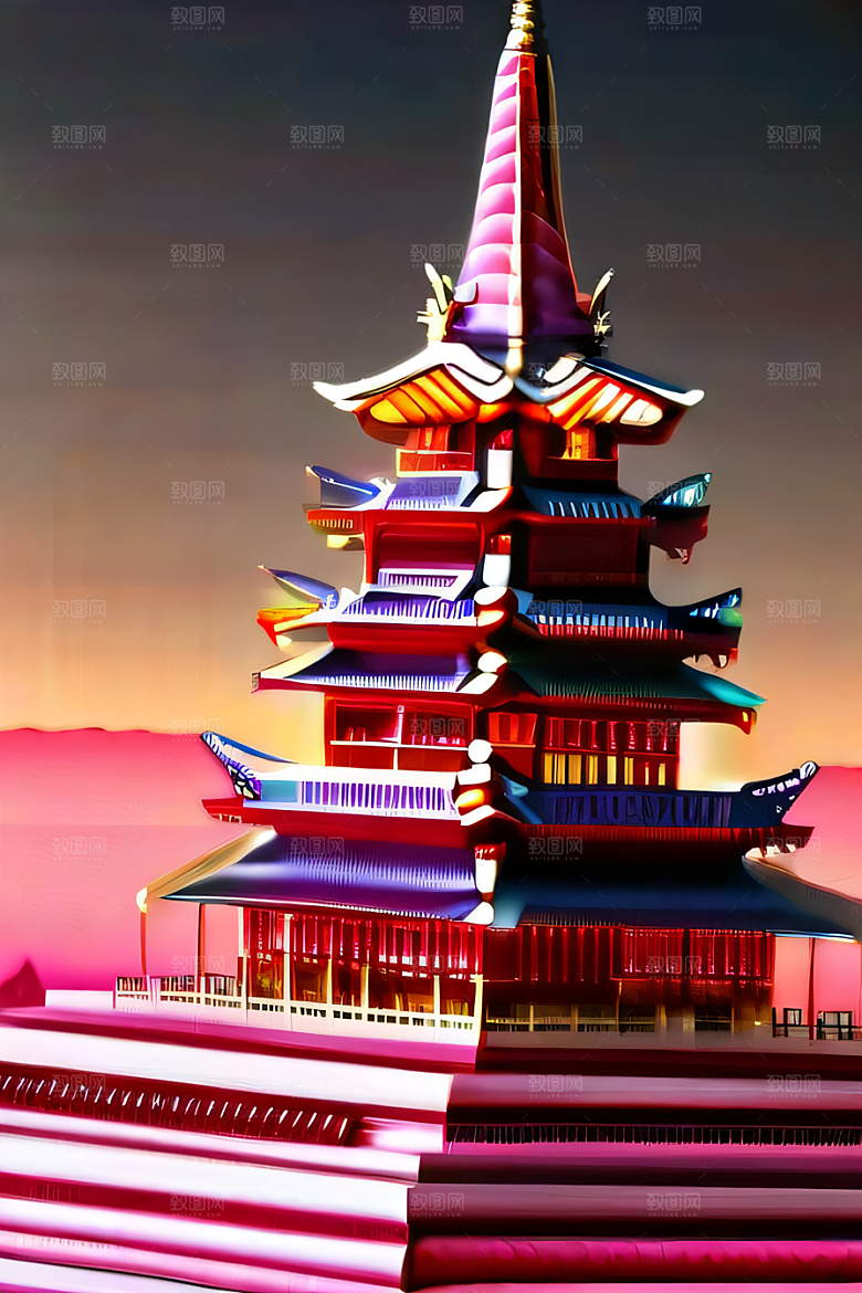 红宝石打造的华丽宫殿