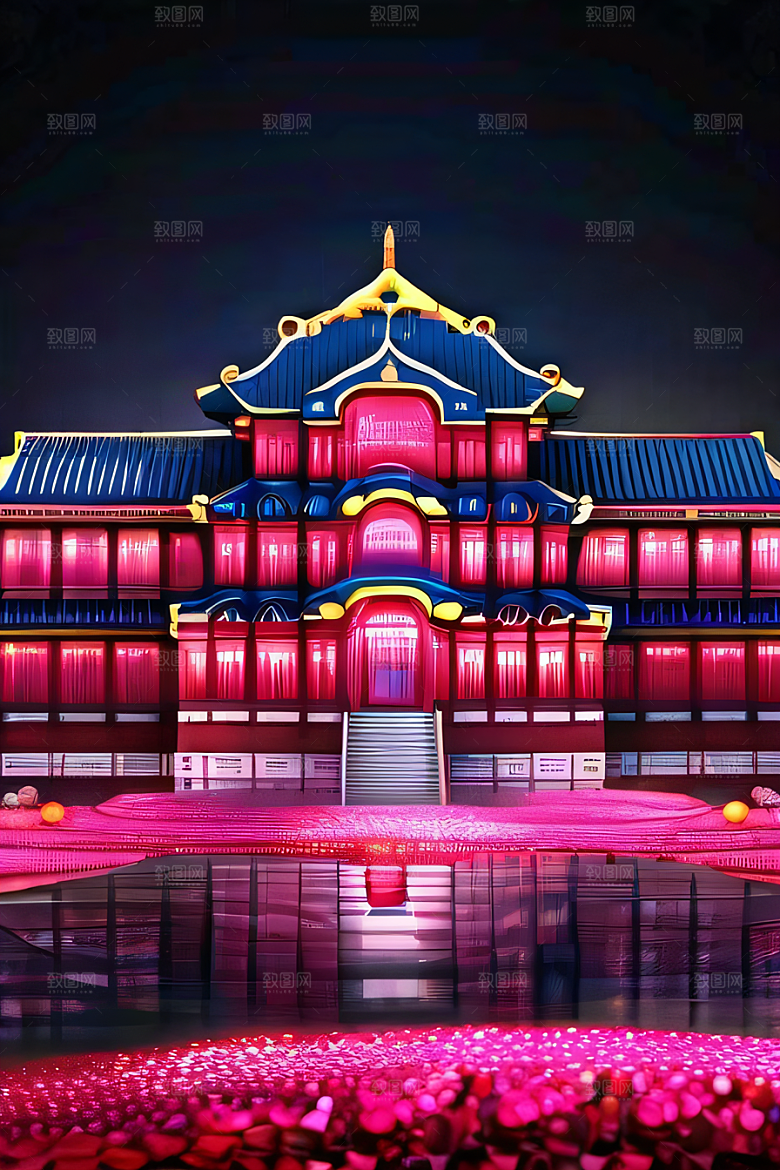 红宝石打造的华丽宫殿