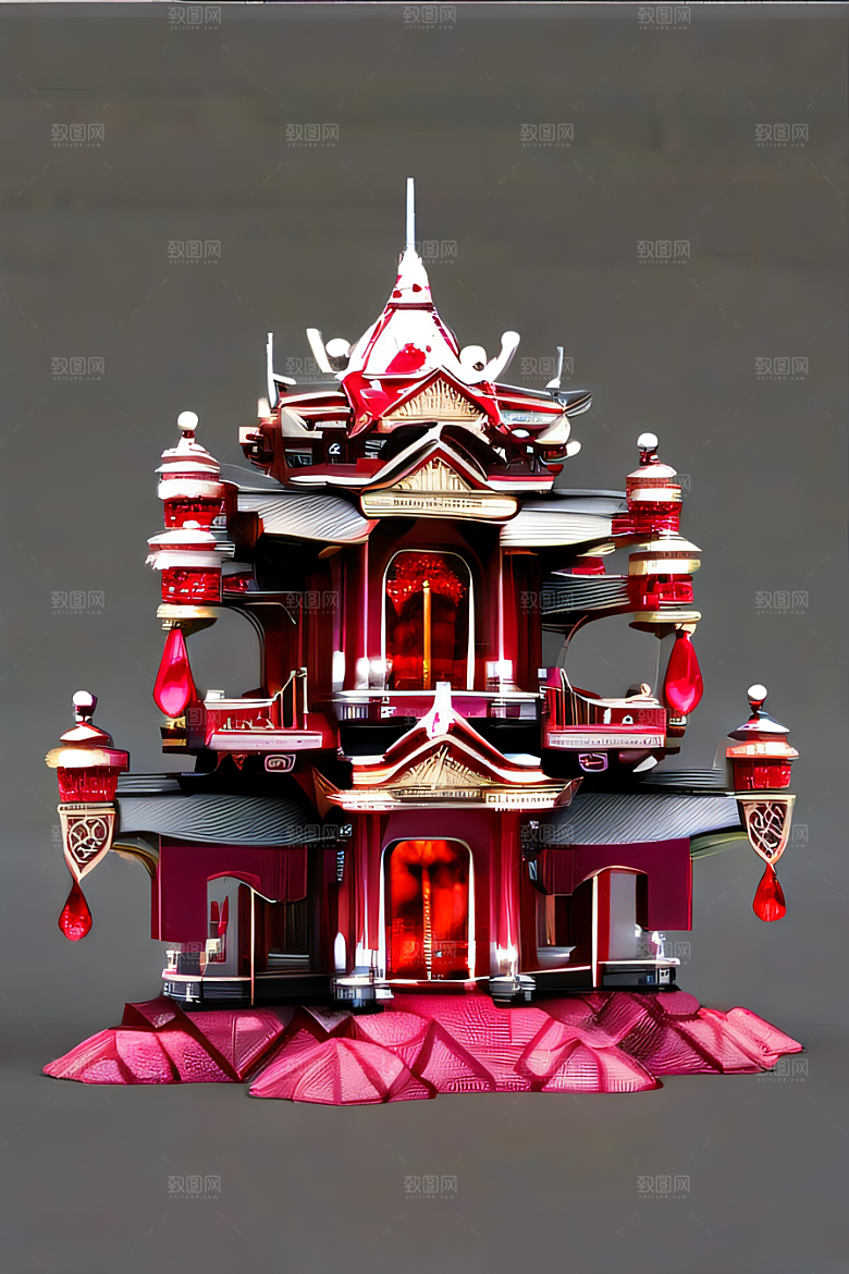 奢华美丽的珠宝建筑