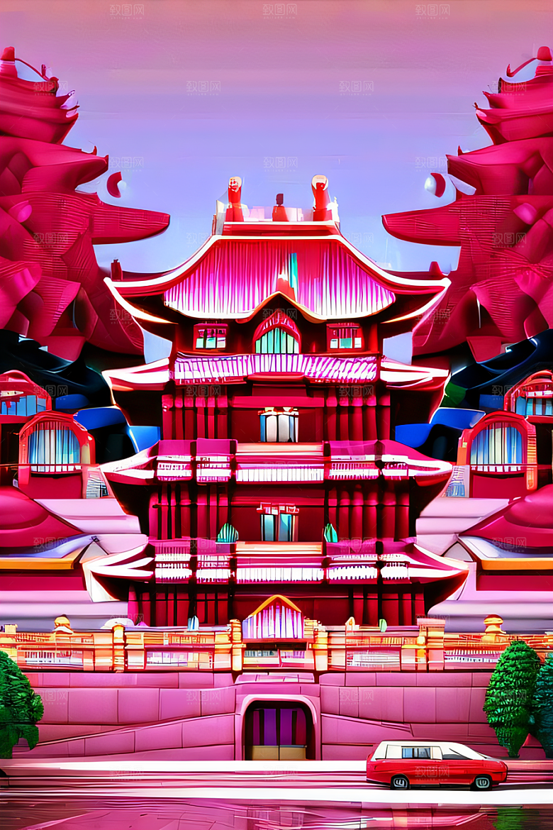 奢华美丽的珠宝建筑