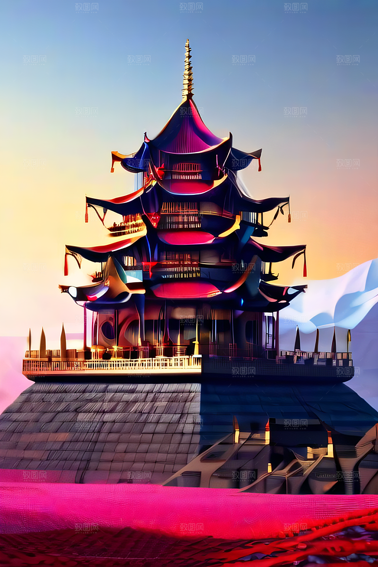 美丽的红宝石宫殿