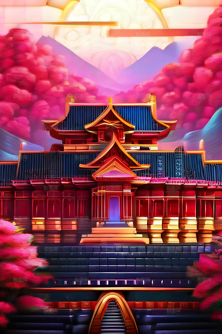 红宝石宫殿的富丽堂皇