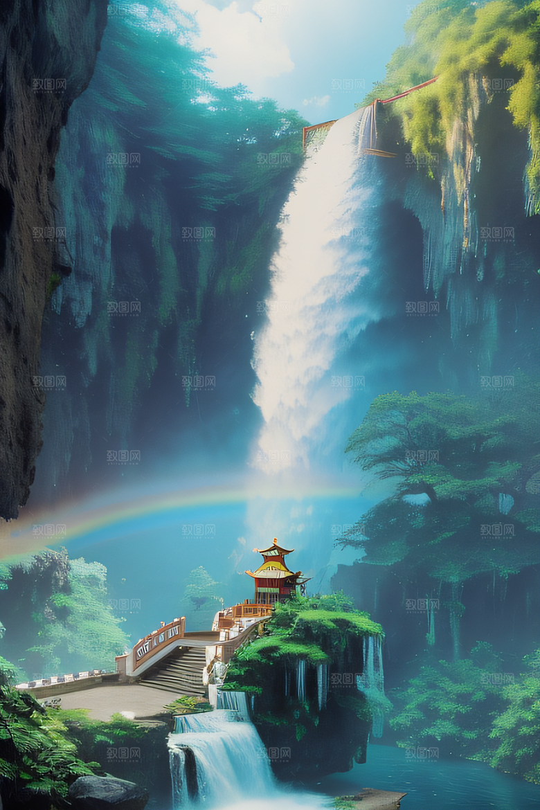 水晶般的云朵如梦如幻