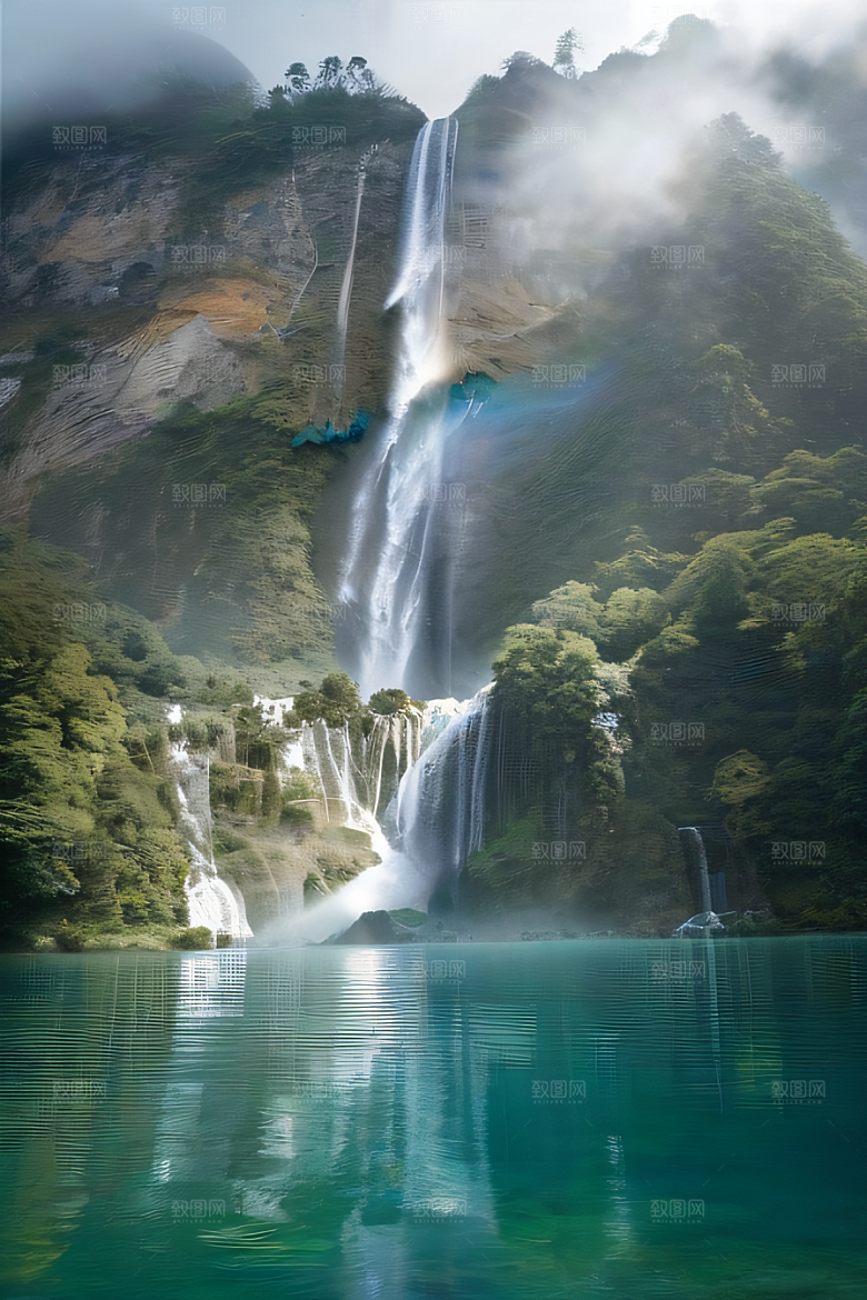 水晶般的云朵如梦如幻