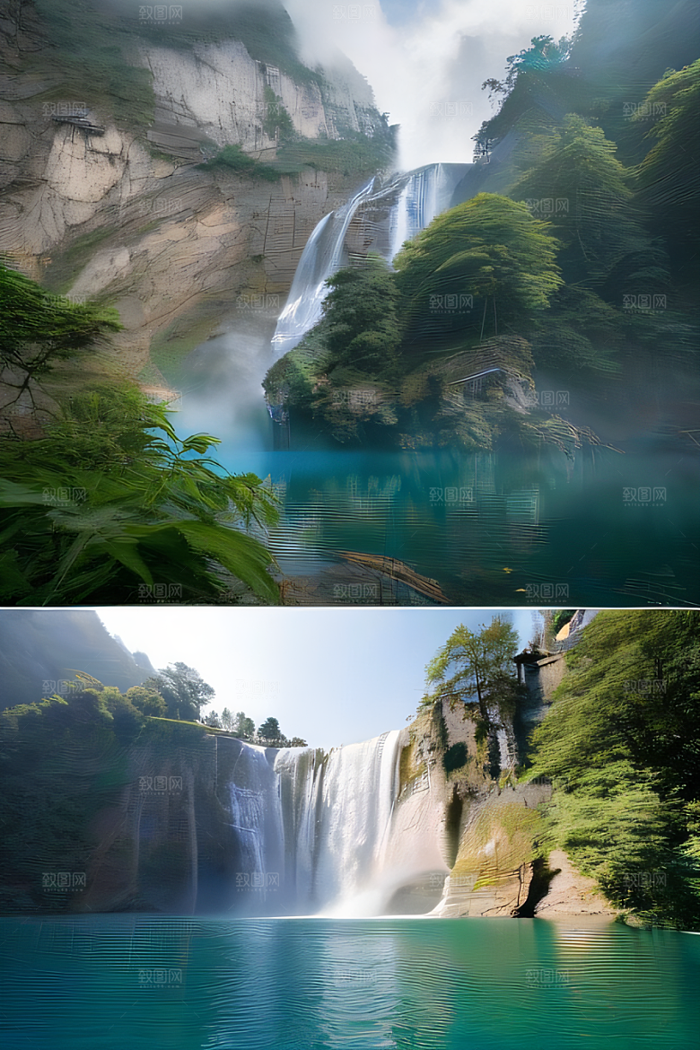水晶般的云朵如梦如幻