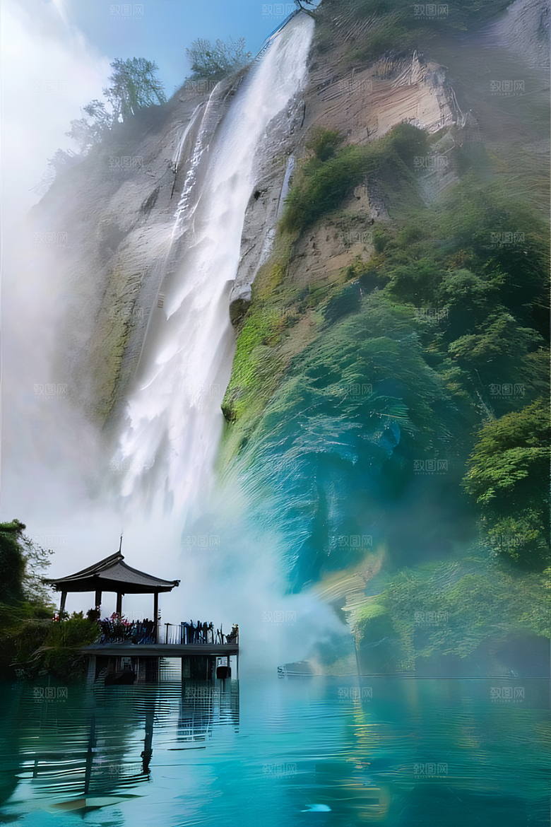 童话般的梦幻世界荧光迷人