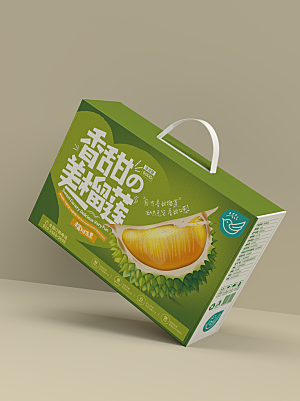 五谷干果礼盒手提箱包装效果样机